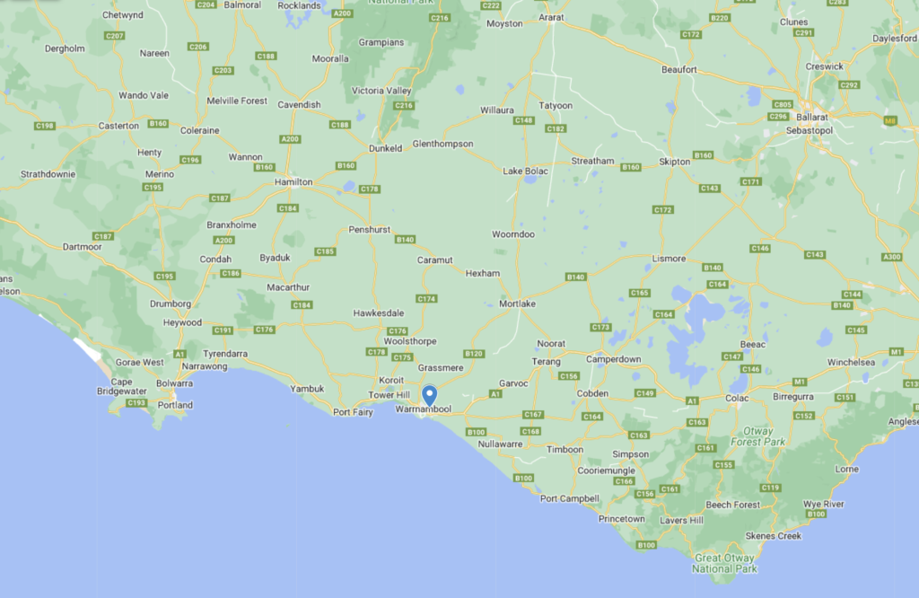 Map of South East Victoria